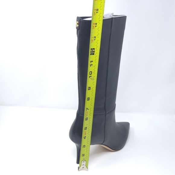 Lauren Ralph Lauren Leannah Black Nappa Leather Boots - Picture 11 of 12